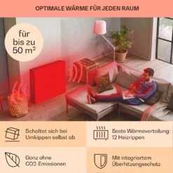 Thermaxx 2500 Ölradiator 2500W 5-35° C 24h-Timer Weiß/schwarz -Klarstein 10032775 de 0005 usp