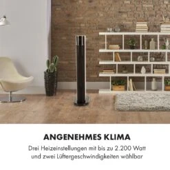 Hightower Heat Deluxe Heizlüfter Ventilator 2200W Thermostat 35°C -Klarstein 10032777 de 0004 logo