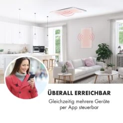 Wonderwall Smart Infrarotheizung 60x100cm App 600W Wochentimer IP24 -Klarstein 10032782 de 0003 logo