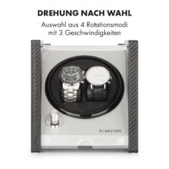 Tokyo 2 Uhrenbeweger, 2 Uhren, 3 Geschwindigkeiten, 4 Modi, Schwarz -Klarstein 10032799 de 0004 logo