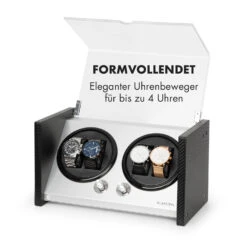 Tokyo 4 Uhrenbeweger, 4 Uhren, 3 Geschwindigkeiten, 4 Modi, Schwarz -Klarstein 10032800 de 0003 logo