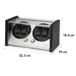 Tokyo 4 Uhrenbeweger, 4 Uhren, 3 Geschwindigkeiten, 4 Modi, Schwarz -Klarstein 10032800 yy 0008 logo