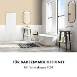 Wonderwall 60 Infrarot-Heizung 60x100cm 600W Wochentimer IP24 -Klarstein 10032810 de 0004 logo