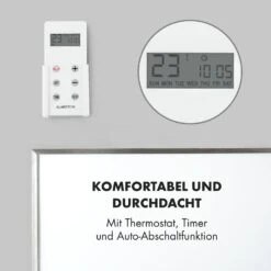Wonderwall 30 Infrarotheizung 30x100cm 300W Wochentimer IP24 -Klarstein 10032813 de 0006 logo