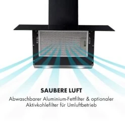 Laurel 60 Dunstabzugshaube 60cm Abluft: 350 M³/h LED Touch Glas -Klarstein 10032842 de 0004 logo