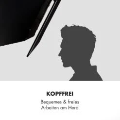 Laurel 60 Dunstabzugshaube 60cm Abluft: 350 M³/h LED Touch Glas -Klarstein 10032842 de 0005 logo