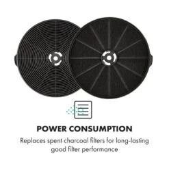 Aktivkohlefilter Für Dunstabzugshauben 2 Filter Umluftbetrieb Ø18,5 Cm -Klarstein 10032843 yy 0003 logo Klarstein Aktivkohlefilter fuer Dunstabzugshauben