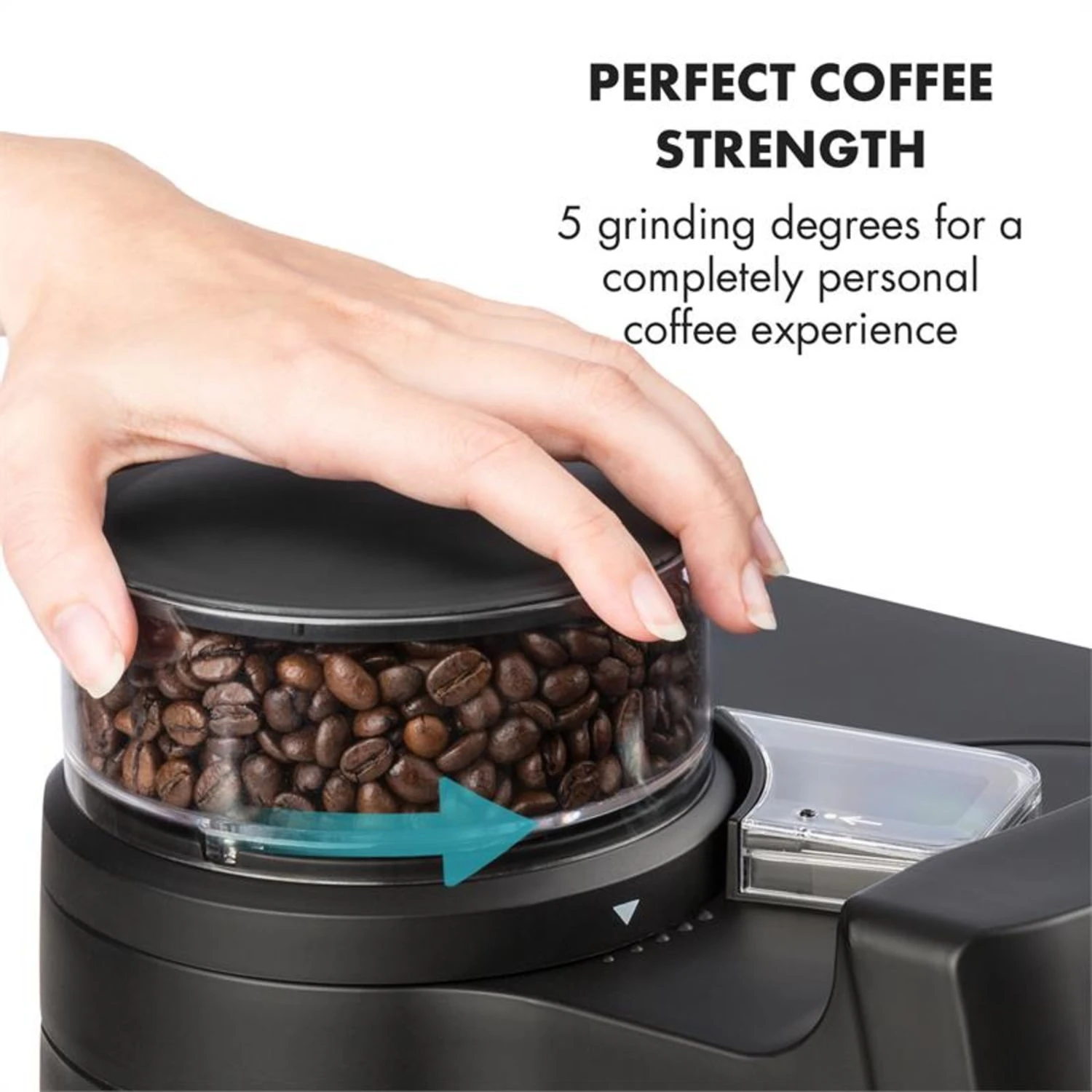 Aromatica II Duo Kaffeemaschine, Integriertes Mahlwerk, 1,25 L, Rot 8 Aromatica II Duo Kaffeemaschine, Integriertes Mahlwerk, 1,25 L, Rot – Bild 6