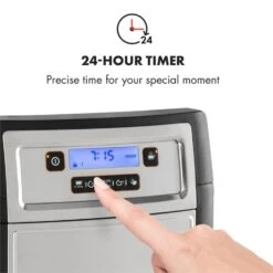 Aromatica II Thermo Kaffeemaschine, Mahlwerk, 1,25 L, Silber -Klarstein 10032875 yy 0005 logo Klarstein Aromatica II Thermo Kaffeemaschine silber