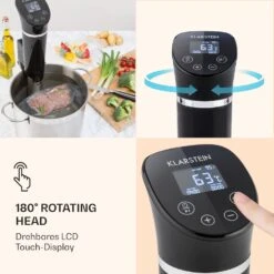 Quickstick Flex 1300W 3D Circulating 0-95 °C IPX7 Timer Schwarz -Klarstein 10032905 de 0004 logo