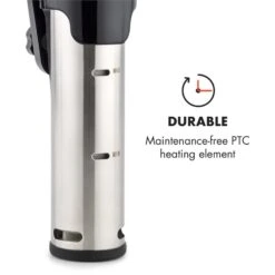 Quickstick Flex 1300W 3D Circulating 0-95 °C IPX7 Timer Schwarz -Klarstein 10032905 yy 0008 logo Klarstein Quickstick Flex schwarz reedit