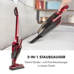 TurboHybrid Staubsauger Boden- Und Handstaubsauger Metallic-rot -Klarstein 10032944 de 0007 logo
