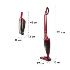 TurboHybrid Staubsauger Boden- Und Handstaubsauger Metallic-rot -Klarstein 10032944 yy 0010 logo Klarstein TurboHybrid Staubsauger metallic rot