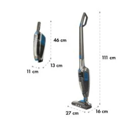 TurboHybrid Staubsauger Boden- Und Handstaubsauger Anthrazit/blau -Klarstein 10032945 yy 0010 logo Klarstein TurboHybrid Staubsauger anthrazit blau