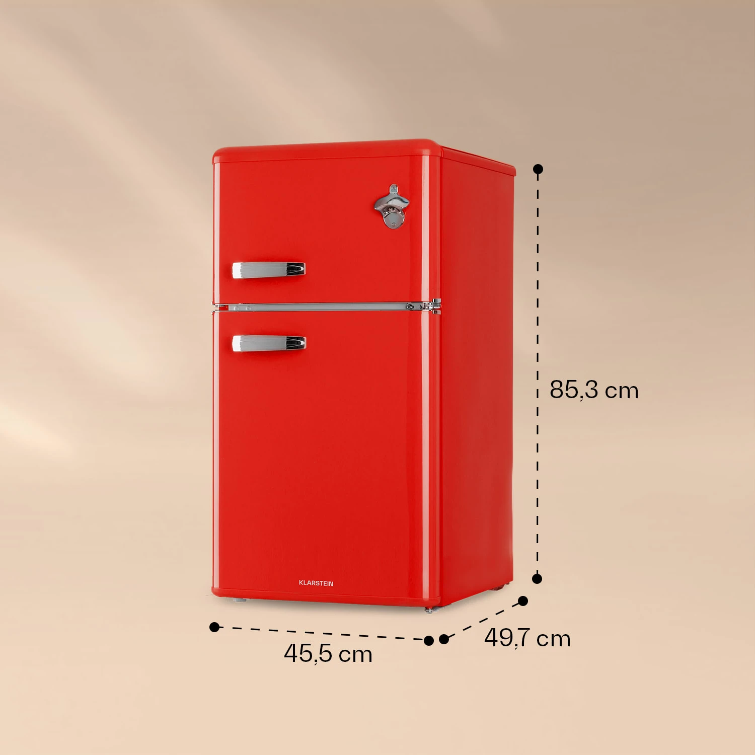 Irene Kühl- & Gefrierkombination 85 Liter Retro-Design 7 Irene Kühl- & Gefrierkombination 85 Liter Retro-Design – Bild 5