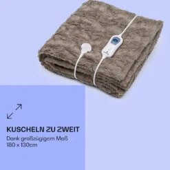 Dr. Watson Comfort & Style Heizdecke 120W 180x130cm Faux Fur -Klarstein 10033007 de 0005 logo