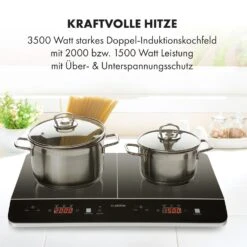 VariCook Neo Induktions-Doppelkochfeld 3500W SenseControl Glaskeramik -Klarstein 10033036 de 0002 logo