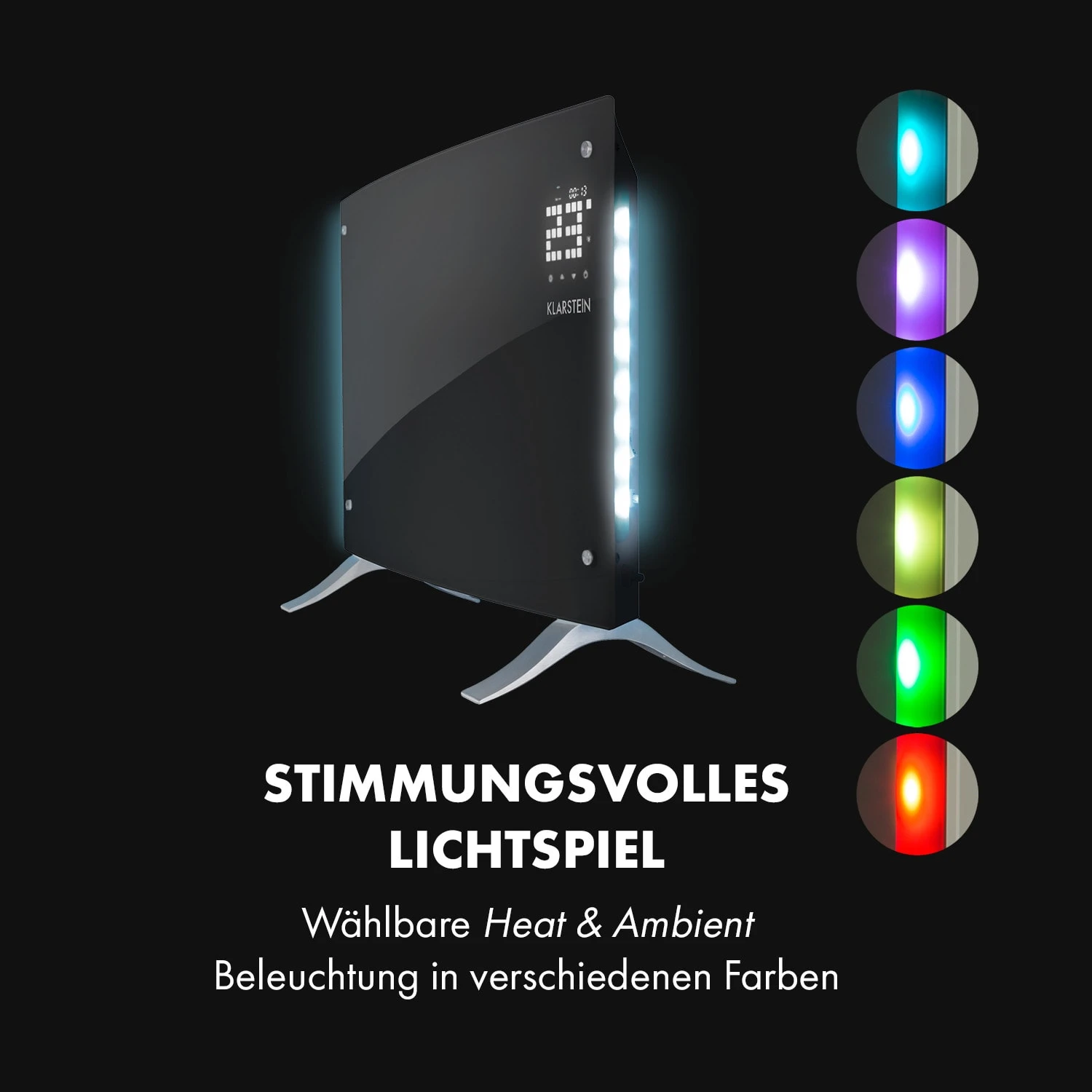 Bornholm Curved Ambient Konvektions-Heizgerät 1000/2000 W 7 Bornholm Curved Ambient Konvektions-Heizgerät 1000/2000 W – Bild 5