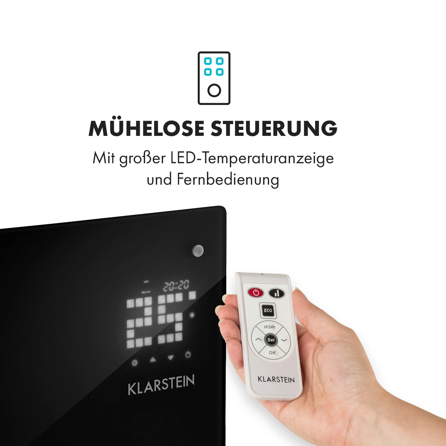 Bornholm Curved Ambient Konvektions-Heizgerät 1000/2000 W 8 Bornholm Curved Ambient Konvektions-Heizgerät 1000/2000 W – Bild 6