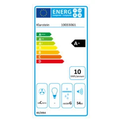 Full House Down Air System Induktionsherd + Dunstabzugshaube Schwarz 23 Full House Down Air System Induktionsherd + Dunstabzugshaube Schwarz -Klarstein 10033061 energy label