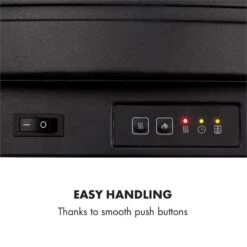 Vienna Elektrischer Eckkamin 1900W Wochentimer Fernbedienung -Klarstein 10033112 yy 0005 logo Electric Fireplace With log LED flame