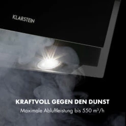 Mirage 60 Dunstabzugshaube 550m³/h Touch-Panel RGB-Ambiente-Licht Glas 14 Mirage 60 Dunstabzugshaube 550m³/h Touch-Panel RGB-Ambiente-Licht Glas -Klarstein 10033116 de 0003 logo