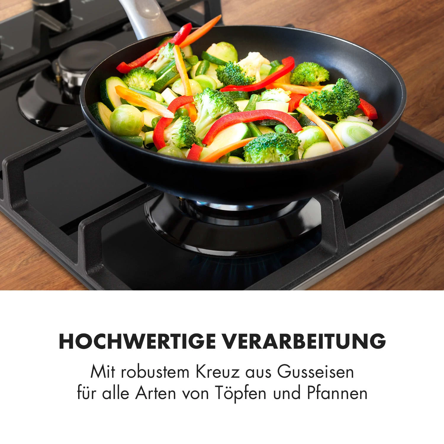 Ignito Domino Gaskochfeld 2-flammig Sabaf-Brenner Glaskeramik Schwarz 9 Ignito Domino Gaskochfeld 2-flammig Sabaf-Brenner Glaskeramik Schwarz – Bild 7