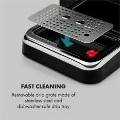 Espressionata Gusto Espressomaschine 1100W 15 Bar Druck Schwarz -Klarstein 10033209 yy 0006 logo Klarstein Espressionata Gusto Espressomaschine