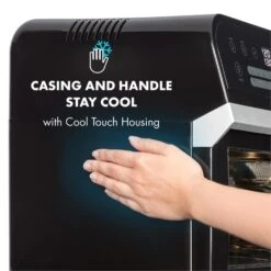 AeroVital Cube Heißluftfritteuse 1600W 12l Timer 16 Programme Schwarz -Klarstein 10033248 yy 0007 logo Klarstein AeroVital Cube Heissluftfritteuse schwarz reedit