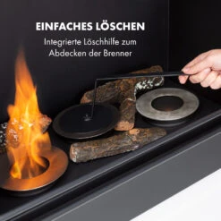 Phantasma Cottage Pillar Ethanol-Kamin Rauchfrei Brenner 3x300ml 14 Phantasma Cottage Pillar Ethanol-Kamin Rauchfrei Brenner 3x300ml -Klarstein 10033263 de 0005 logo