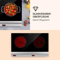 MisterCook Duo Kochplatte Infrarot 3000W 90-650°C Abschalttimer -Klarstein 10033283 de 0003 logo