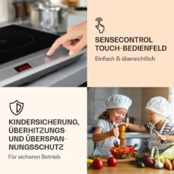 MisterCook Duo Kochplatte Infrarot 3000W 90-650°C Abschalttimer -Klarstein 10033283 de 0004 logo