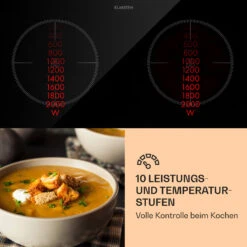 MisterCook Duo Kochplatte Infrarot 3000W 90-650°C Abschalttimer -Klarstein 10033283 de 0005 logo