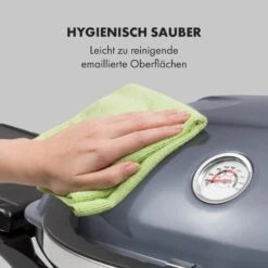 Parforce Duo Gasgrill 2 Brenner 4,4kW 15000BTU 300°C Grau -Klarstein 10033297 de 0006 logo