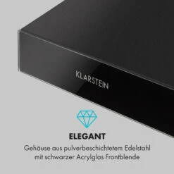 Contempo Neo Unterbau-Abzugshaube 60cm 175m³/h Edelstahl LED Acryl -Klarstein 10033471 de 0007 logo