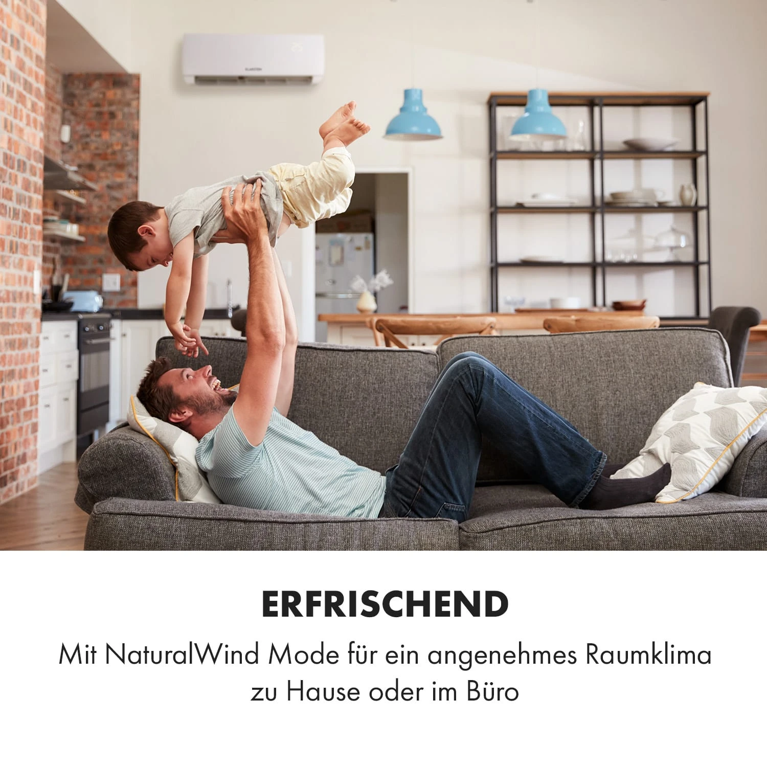 Windwaker Split-Klimaanlage 9.000 BTU/2,7 KW Luftdurchsatz 600m³/h 9 Windwaker Split-Klimaanlage 9.000 BTU/2,7 KW Luftdurchsatz 600m³/h – Bild 7