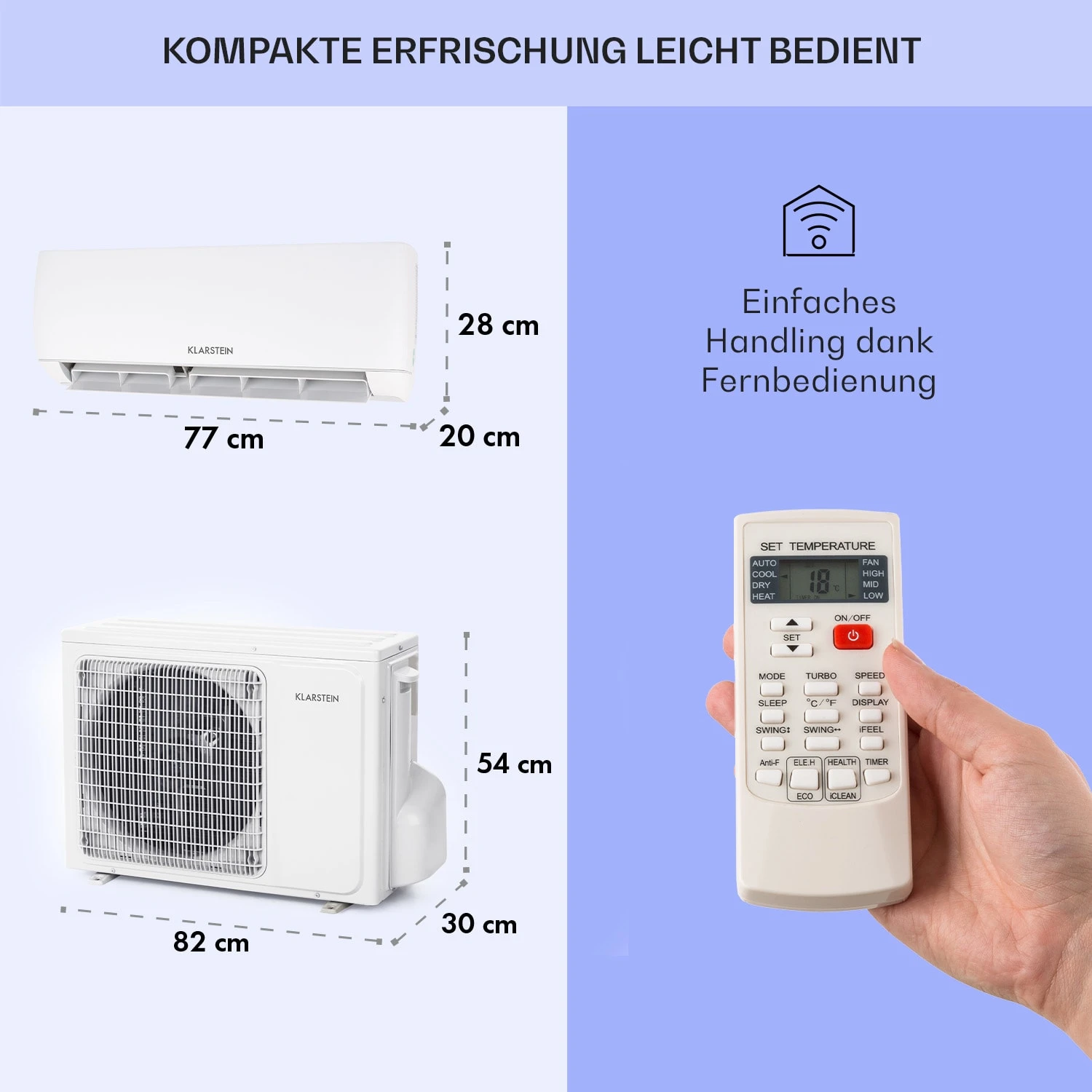 Windwaker Split-Klimaanlage 12.000 BTU/3,6 KW Luftdurchsatz 600m³/h 8 Windwaker Split-Klimaanlage 12.000 BTU/3,6 KW Luftdurchsatz 600m³/h – Bild 6
