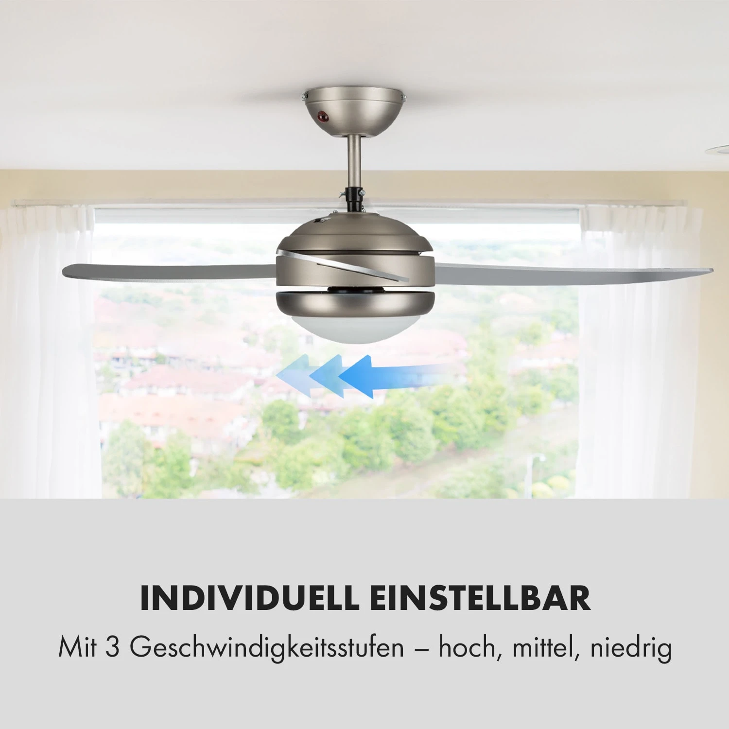 El Paso Deckenventilator & Lampe Ø 132 Cm 10.344 M³/h 180 U/min 49 DB 7 El Paso Deckenventilator & Lampe Ø 132 Cm 10.344 M³/h 180 U/min 49 DB – Bild 5