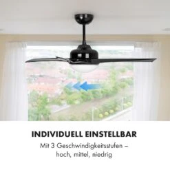 Klarstein Figo Deckenventilator 2-in-1 Mit Deckenleuchte Ø 132 Cm 14 Klarstein Figo Deckenventilator 2-in-1 Mit Deckenleuchte Ø 132 Cm -Klarstein 10033505 de 0005 logo