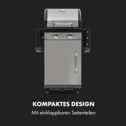 Gazooka 2.0T Gas BBQ Grill 2x3kW Brenner Edelstahl 15 Gazooka 2.0T Gas BBQ Grill 2x3kW Brenner Edelstahl -Klarstein 10033532 de 0003 logo