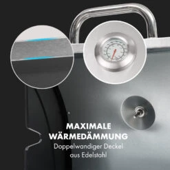 Gazooka 2.0T Gas BBQ Grill 2x3kW Brenner Edelstahl 19 Gazooka 2.0T Gas BBQ Grill 2x3kW Brenner Edelstahl -Klarstein 10033532 de 0007 logo