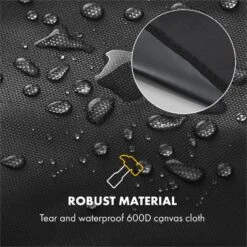 Gazooka 3.0T Wetterschutzhaube 600D Canvas 30/70% PE/PVC Schwarz -Klarstein 10033536 yy 0005 logo Klarstein Gazooka 3 0T Wetterschutzhaube schwarz