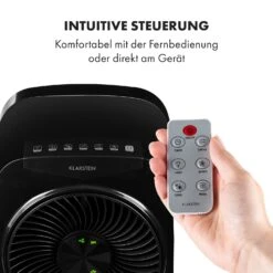 Rotator 4-in-1 Luftkühler 396 M³/h 110W 7 Ltr 360° Fernbedienung Mobil 14 Rotator 4-in-1 Luftkühler 396 M³/h 110W 7 Ltr 360° Fernbedienung Mobil -Klarstein 10033542 de 0004 logo