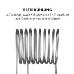 Gärkeller Kühldeckel Eintauchkühler 1/2" Sensorstab 304-Edelstahl -Klarstein 10033676 de 0004 logo