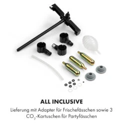 Beerkules Bierzapfanlage 5l Fässer Kompressor 120W Cooling: 4h -Klarstein 10033689 de 0009 logo