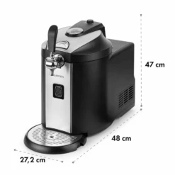 Beerkules Bierzapfanlage 5l Fässer Kompressor 120W Cooling: 4h -Klarstein 10033689 yy 0011 logo Klarstein Beerkules Bierzapfanlage schwarz