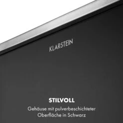 Trash Gordon Treteimer 30L / 2x15L Geräuschlos PP Edelstahl Schwarz -Klarstein 10033721 de 0004 logo