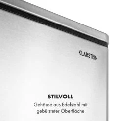 Grandmaster Trash Treteimer 54l / 3x18L Geräuschlos PP Edelstahl -Klarstein 10033726 de 0004 logo