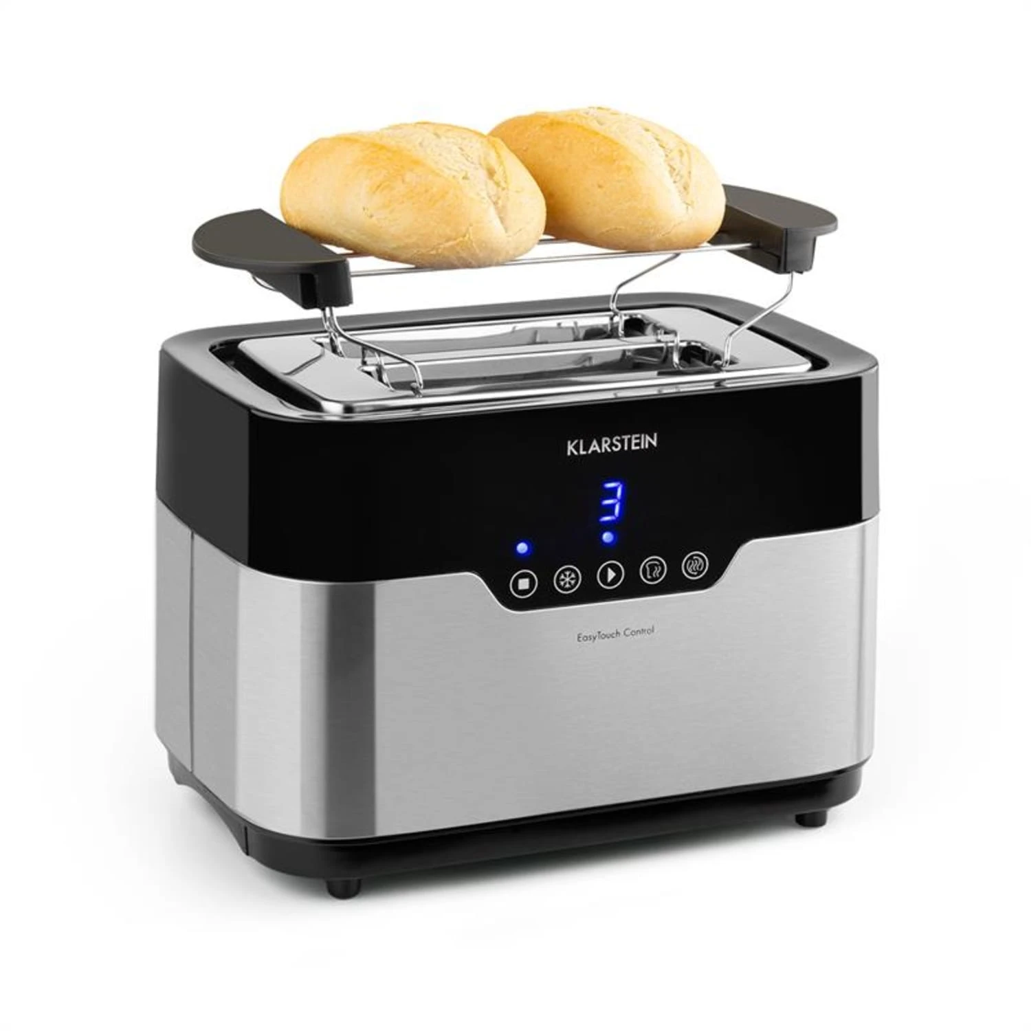 Arabica Toaster 920W LED-Display Touch-Bedienfeld Edelstahl 3 Arabica Toaster 920W LED-Display Touch-Bedienfeld Edelstahl