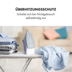 Steam Bro Dampfbügeleisen 2200W 300ml EasyGlide TouchSensor AntiCalc -Klarstein 10033770 de 0004 logo